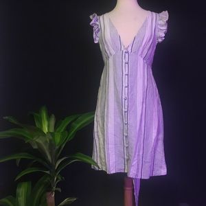 SOLD 1970’s Cotton Front Button Dress